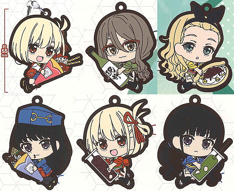 Lycoris Recoil Mugyumini Capsule Rubber Strap [All 6 type