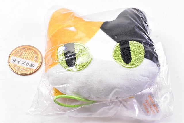 Fujihito Nekonekokurashi face mascot [2.Mikeneko] – toysantajp