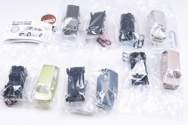 1/64PLUS Daihatsu Mira Cocoa [All 5 type set (Full Complete