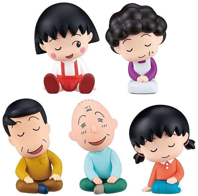 Shoulder Zun Fig. Chibi Maruko-chan Vol.2 Sakura family [All 5