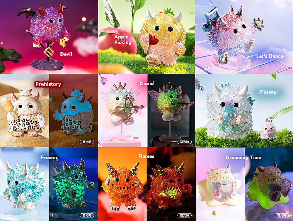 POPMART INSTINCTOY Monster Fluffy Joyful Life Series [Normal 9