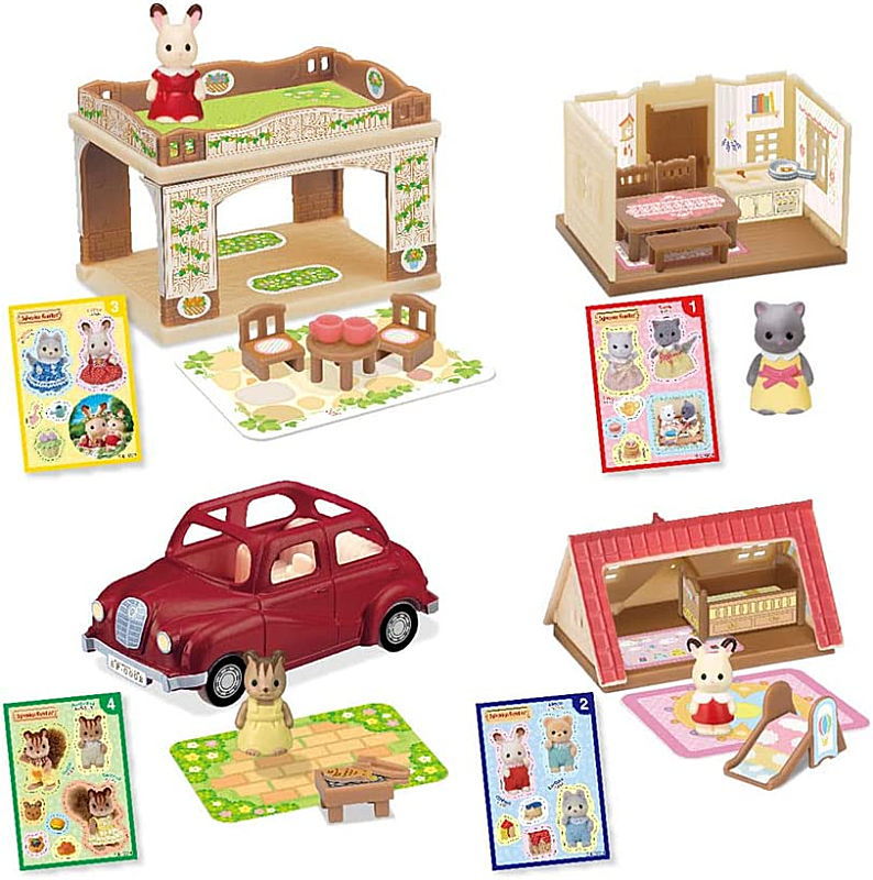 SYLVANIAN FAMILIES fabulous MINIATURE Series Stylish Three