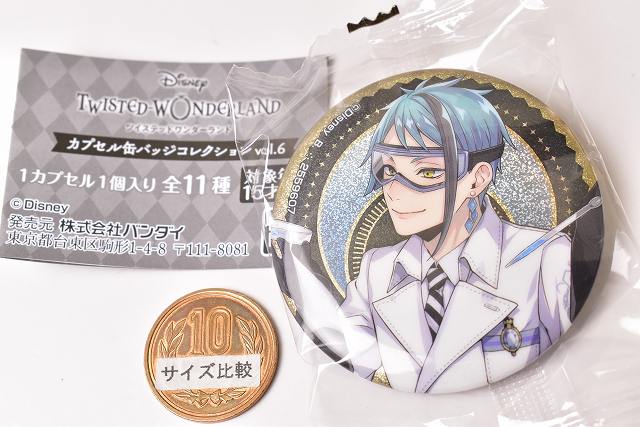 Disney Twisted Wonderland Capsule Can Badge Collection vol.6