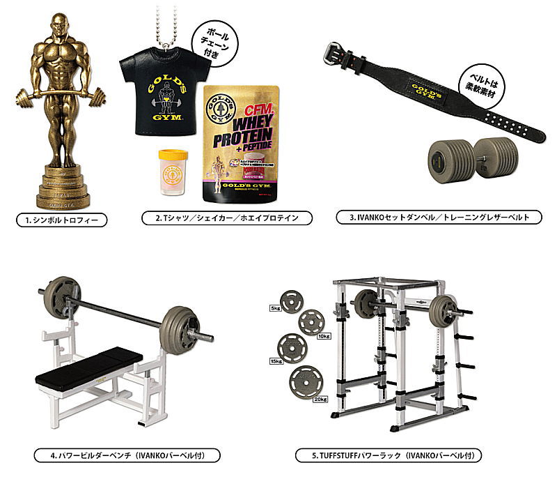 GOLD'S GYM Miniature Collection [All type set(Full Complete