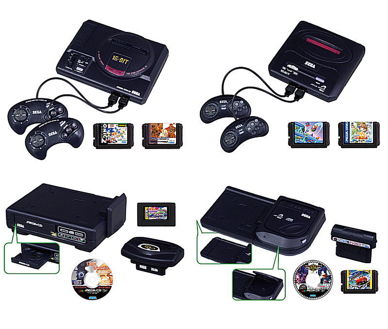 SEGA HISTORY COLLECTION Mega Drive Edition Part.2 [All 4 type set