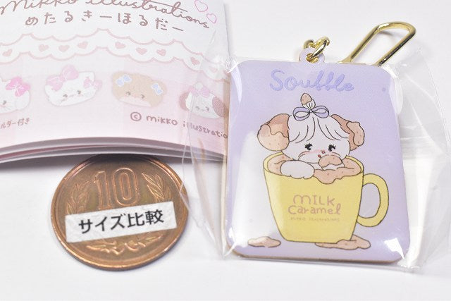 mikko illustrations Metal Key Holder [7.SOUFFLE (square)] – toysantajp