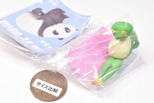 Capsule Q Museum Sato Kunio's animals Yoga time [4.Frog