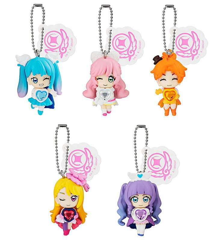 Hirogaru Sky! Precure Pretty Cure swing Capsule Toy 4 Types Full Comp Set  Gacha
