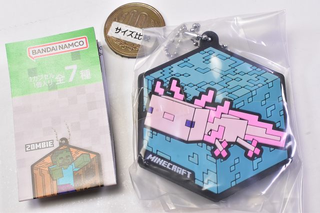 マスコット Minecraft capsule rubber mascot [7.AXOLOTL] – toysantajp