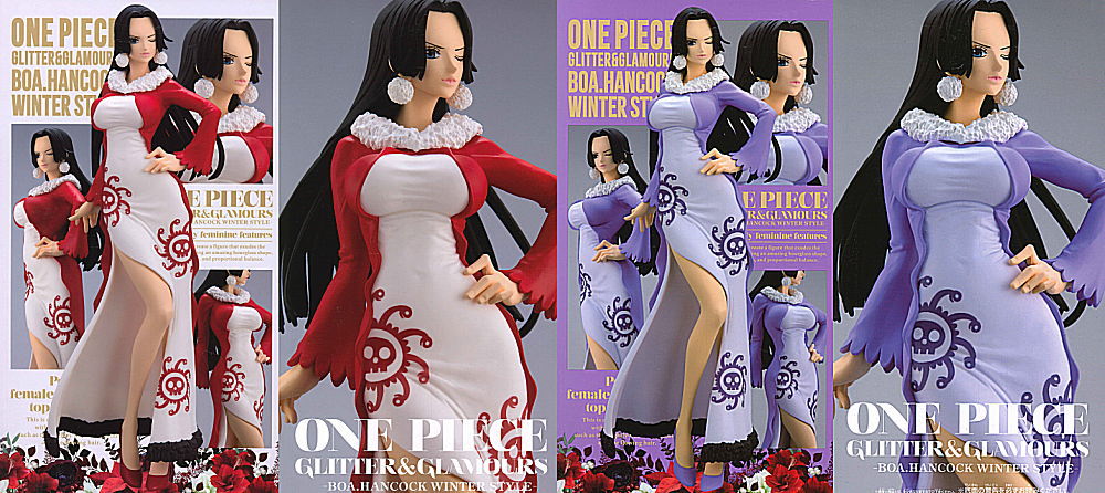 ONE PIECE GLITTER •GLAMOURS BOA.HANCOCK WINTER STYLE [All 2