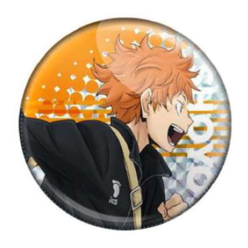 Haikyu!! Middle Blocker Glitter Can Badge [1.Shoyo Hinata]
