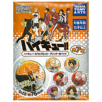 Haikyu!! Middle Blocker Glitter Can Badge [All 7 type set(Full Complete)]