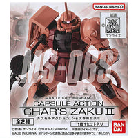 Mobile Suit Gundam CAPSULE ACTION Char's Zaku (BOX version) [All 2 type set (Full Complete)]