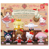 GASHABOX Cardcaptor Sakura x Sanrio Characters Special Collaboration Mascot kirakira Perfume ver. [All 6 type set (Full Complete)]