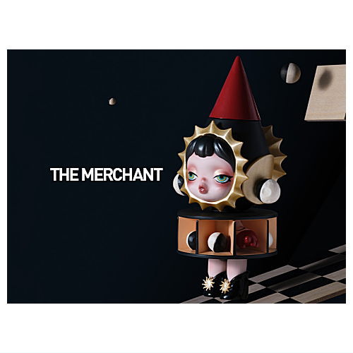 POPMART SKULLPANDA Image Of Reality series [11.The Merchant]