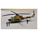 GJ! Hataraku Norimono Hyakkei 003R -SDF Disaster Prevention Training Site- Returns [8.UH-2 Helicopter (landing state) + SDF Member]