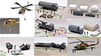 GJ! Hataraku Norimono Hyakkei 003R -SDF Disaster Prevention Training Site- Returns [All 8 type set(Full Complete)]