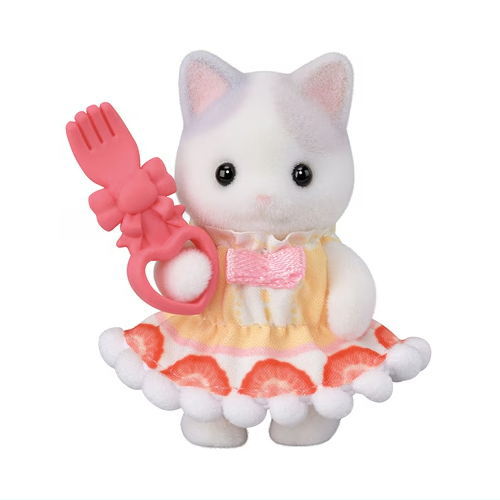 Sylvanian Families BB-11 Baby Collection Baby Cake Party Series [1.Latte CAT baby (Mabel)]