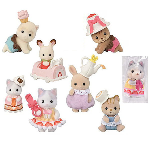 Sylvanian Families BB-11 Baby Collection Baby Cake Party Series [All 8 type set(Full Complete)]