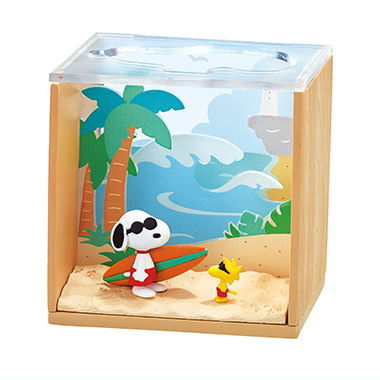 Peanuts SNOOPY Scenery Box [4.Catch Some Gnarly Waves]