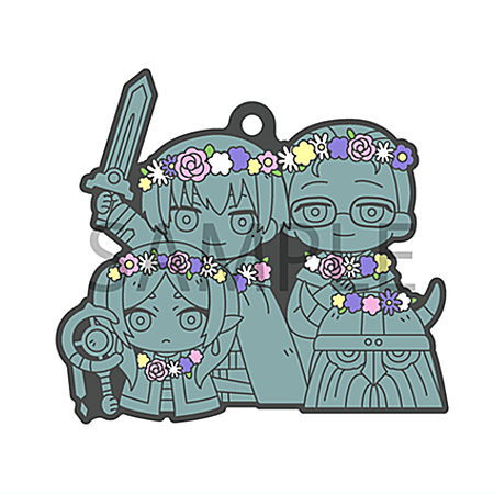 Rubber Mascot Buddy Colle Frieren Beyond Journey's End [4.Frieren & Himmel & Heiter & Eisen]