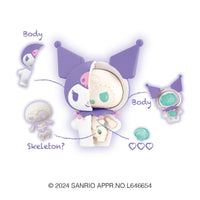 Dismantling Puzzle FANTASY Sanrio Characters Pop Mint Mix [3.Kuromi skeleton?]
