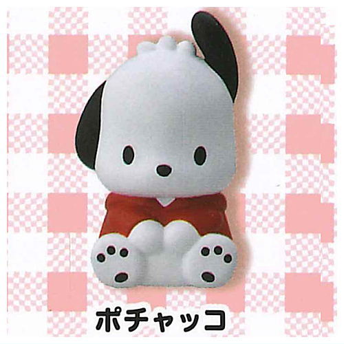Sanrio Characters Sofubi Puppet Mascot [4.Pochacco]