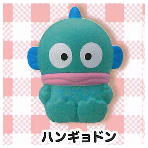 Sanrio Characters Sofubi Puppet Mascot [10.Hangyodon]