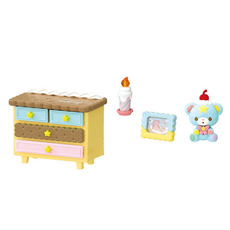 Sanrio LittleTwinStars PASTEL SWEETS ROOM [7.Chest]