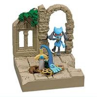 Pokemon diorama collection [5.Hitotsuki & Riolu]