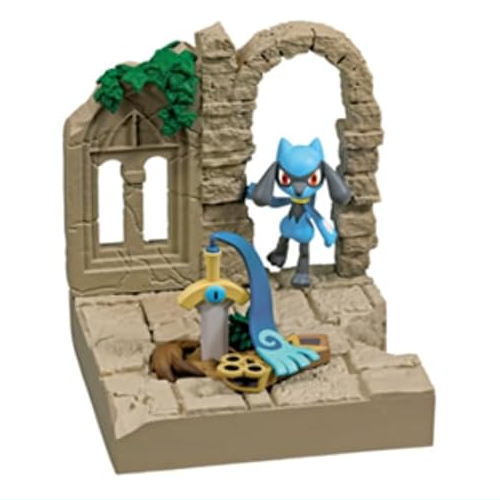 Pokemon diorama collection [5.Hitotsuki & Riolu]