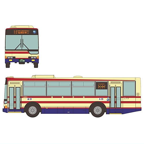 The Bus Collection Vol.33 Mitsubishi Fuso Aerostar long and short version [1.Fukushima Transportation Bureau (Fukushima)]