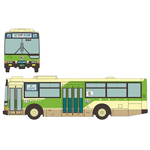 The Bus Collection Vol.33 Mitsubishi Fuso Aerostar long and short version [2.Tokyo Metropolitan Transportation Bureau (Tokyo)]