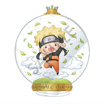 Dome Acrylic Stand NARUTO Shippuden Kiratto to Sanjo dattebayo! [1.Naruto Uzumaki]