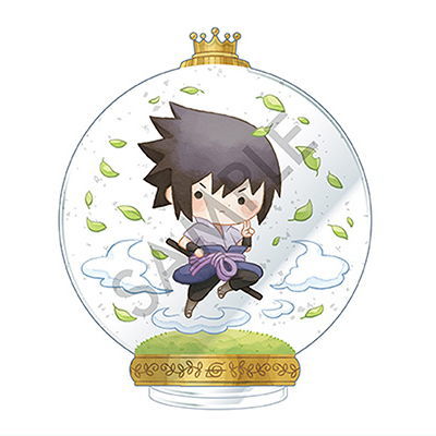 Dome Acrylic Stand NARUTO Shippuden Kiratto to Sanjo dattebayo! [2.Sasuke Uchiha]