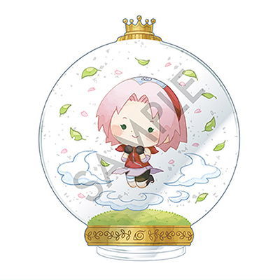 Dome Acrylic Stand NARUTO Shippuden Kiratto to Sanjo dattebayo! [3.Sakura Haruno]