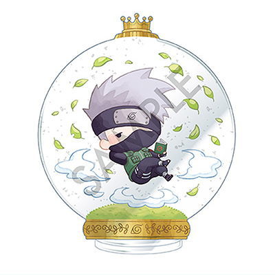 Dome Acrylic Stand NARUTO Shippuden Kiratto to Sanjo dattebayo! [4.Kakashi Hatake]