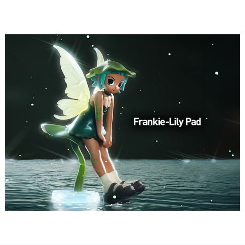 POPMART Peach Riot Punk Fairy Series [6.Frankie-Lily Pad]