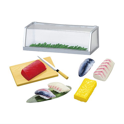 Petit Sample Series Sushi restaurant [3.Cutting board ans knife]