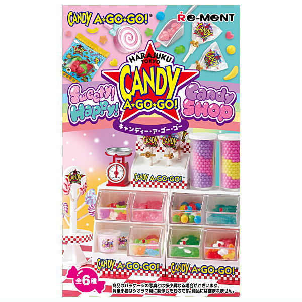 Sweety!Happy!Candy SHOP CANDY A GO GO! [All 6 type set(Full Complete)]