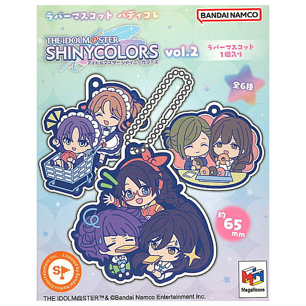 Rubber Mascot Buddy Colle THE IDOLM@STER SHINY COLORS Vol.2 [All 6 type set (Full Complete)]