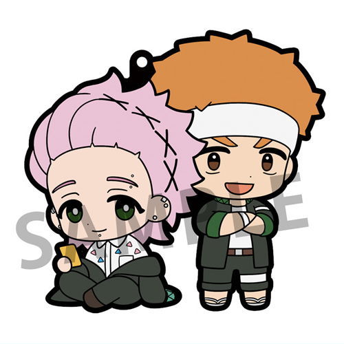 Rubber Mascot Buddy Colle WIND BREAKER [5.Mitsuki Kiryu & Taiga Tsugeura]