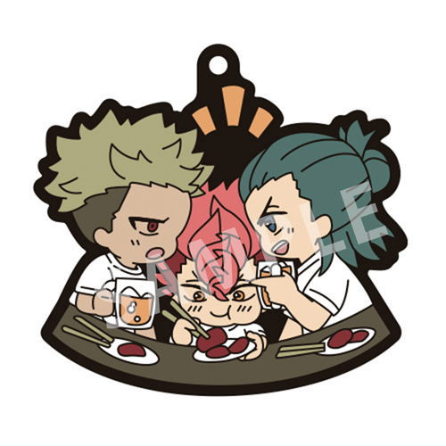 Rubber Mascot Buddy Colle Kaiju No. 8 [3.Iharu Furuhashi & Haruichi Izumo & Aoi Kaguragi]