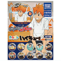 Color palette Haikyu!! Clean-up Can Badge [All 11 type set (Full Complete)]