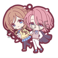 Rubber Mascot Buddy Colle Gakuen iDOLM@STER [5.Rinami Himesaki & Mao Arimura]