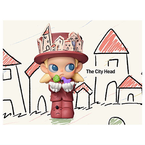 POPMART ZSIGA Borderline Drifter series [12.The City Head]