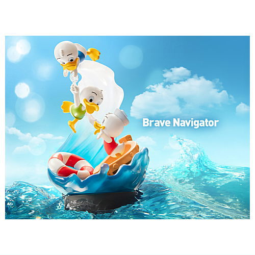 POPMART The Wonderful Dreams of Mickey and His Friends series scene set [4.Brave Navigator]