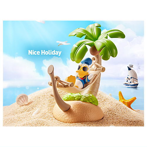 POPMART The Wonderful Dreams of Mickey and His Friends series scene set [6.Nice Holiday]