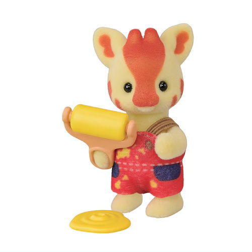 Sylvanian Families BB-13 Baby Collection Baby Craft Lover Series [4.Giraffe baby Bran]