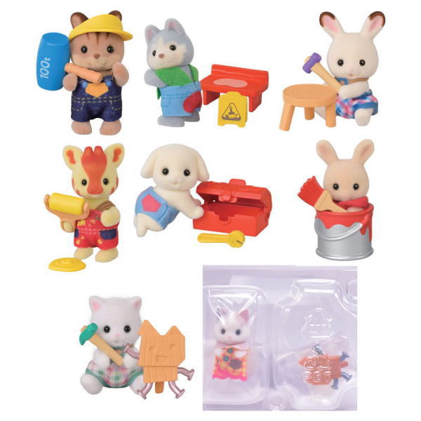 Sylvanian Families BB-13 Baby Collection Baby Craft Lover Series [All 8 type set(Full Complete)]